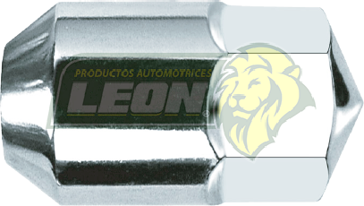 TUERCA CROMADA CONICA 5/8-18H LL.1” 1/16 FORD F350, DODGE Y G.M. MICROBUS (01-330)