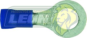 TERMINAL ELECTRICA AISLANTE AZUL OJO 1/4