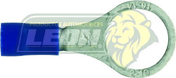 TERMINAL ELECTRICA AISLANTE AZUL OJO 3/8