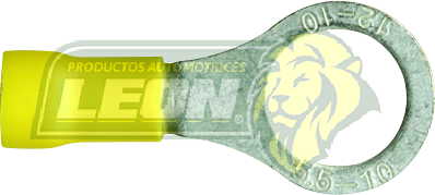 TERMINAL ELECTRICA AISLANTE AMARILLO OJO 3/8