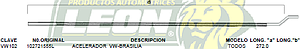 CHICOTE ACEL. BRASILIA TODOS