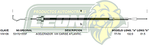 CHICOTE ACEL. CARIBE, ATLANTIC 77-79