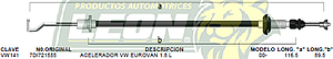 CHICOTE ACEL. EUROVAN 1.8L