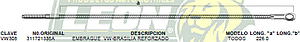 CHICOTE EMBR. BRASILIA REFORZADO TODOS