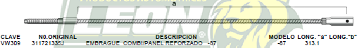 CHICOTE EMBR. COMBI, PANEL REFORZADO 87