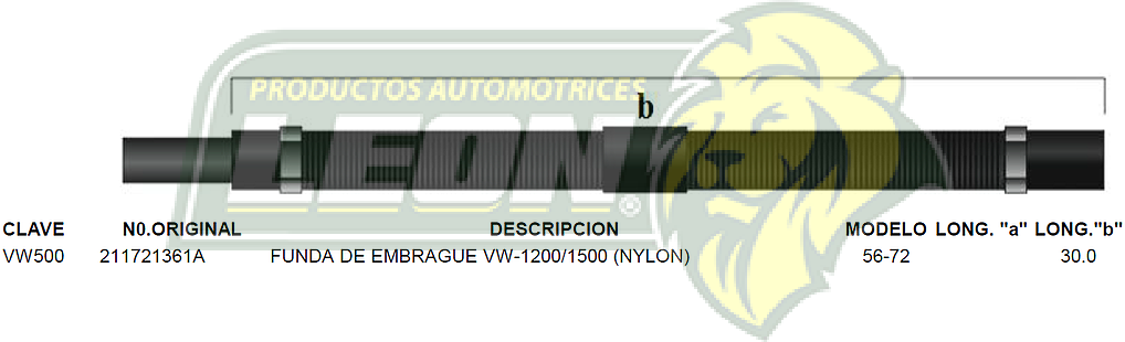 FUNDA EMBR. M.1200, 1500 56-72 (NAILON)