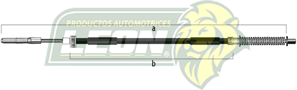 CHICOTE FRENO MANO GOLF 88-92 = VW-707