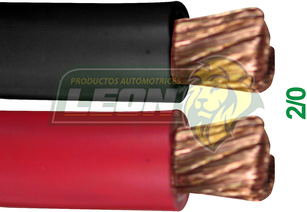 CABLE BATERIA CALIBRE 2/0 SERVICIO PESADO (ROLLO c/10 mt.)