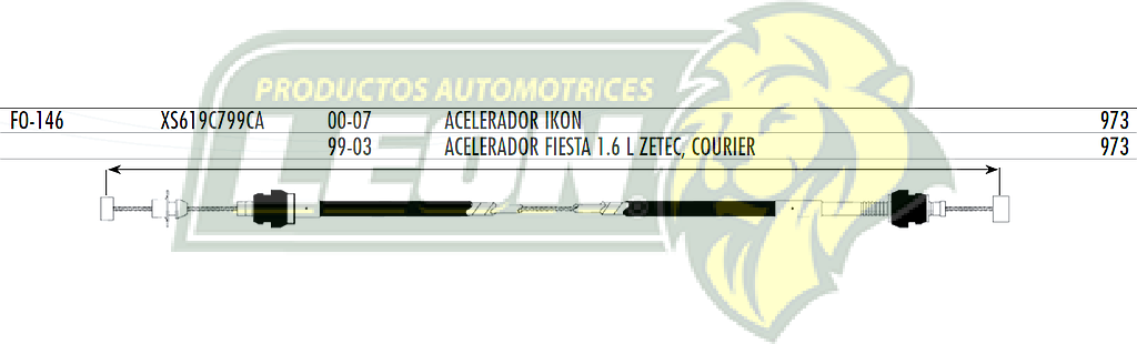 CHICOTE ACELERADOR IKON