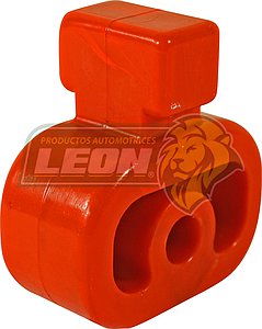 SOPORTE ESCAPE FORD FIESTA 97-02 (6571) NARANJA