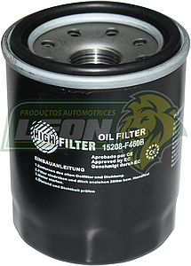 FILTRO ACEITE NISSAN PK-UP 04-10, NP300 11-13, NV1500, NV2500 Y NV3500 12-16, ALTIMA 98-08, ARMADA 04-15, FRONTIER 98-16, MAXIMA 95-05, QUEST 99-05, PATHFINDER 96-12, URVAN 00-10 Y NV350 13-15, MURANO 03-07, SENTRA 01-11, TITAN 04-15, X-TERRA 00-15, X-TRAIL 08-10, TIIDA, MARCH, VERSA, SENTRA, TSURU III 09-17 1.6L 4C, GSR 94-96 2.0L 4C, MICRA 05-07 1.4L 4C, ACURA MDX 01-17, CSX 06-11, DODGE i10 12-13, SEBRING 01-05, FIAT GRANDE PUNTO 07-09, UNO 14-17, HONDA ACCORD 84-17, CIVIC 88-16, CITY 10-15, CRV 05-16, ELEMENT 03-11, FIT 06-17, ODYSSEY 95-16, PASSPORT 94-02, PILOT 05-16, PRELUDE 83-01, RIDGELINE 07-17, HYUNDAI GRAND i10 2015, G.M. TRACKER II 99-08 2.0 L4C, PONTIAC VIBE 09-10 2.4L 4C, SUZUKI AERIO 06-07 2.3L 4C, GRAND VITARA I 09-17 2.4L 4C, KIZASHI 10-16 2.4L 4C, SX4 08-14 2.0L 4C, SIDEKICK 96-98 1.8L 4C, VITARA 99-03 2.0L 4C, VITARA 99-02 1.6L 4C, VITARA I 16-21 1.6L 4C, SWIFT I 07-11 1.5L 4C, SWIFT II 12-17 1.4L 4C, SWIFT II 12-17 1.6L 4C, S-CROSS 14-22 1.6L 4C, TOYOTA COROLLA I 05-06 1.8L 4C, COROLLA II 09-11 2.4L 4C, CAMRY I 02-06 2.4L 4C, CAMRY II 07-11 2.4L 4C, HIGHLANDER 01-07 2.4L 4C, MATRIX 03-08 1.8L 4C, MATRIX 09-13 2.4L 4C, RAV4 01-03 2.0L 4C, RAV4 I 04-05 2.4L 4C, RAV4 II 06-08 2.4L 4C HIGH FILTER