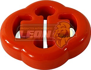 SOPORTE ESCAPE VW CARIBE, ATLANTIC, POINTER, A2 “GALLETA” (6541) NARANJA
