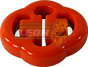 SOPORTE ESCAPE VW CARIBE, ATLANTIC, POINTER, A2 “GALLETA” (6541) NARANJA