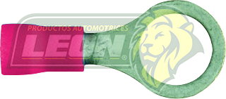 TERMINAL ELECTRICA AISLANTE ROJA OJO 5/16