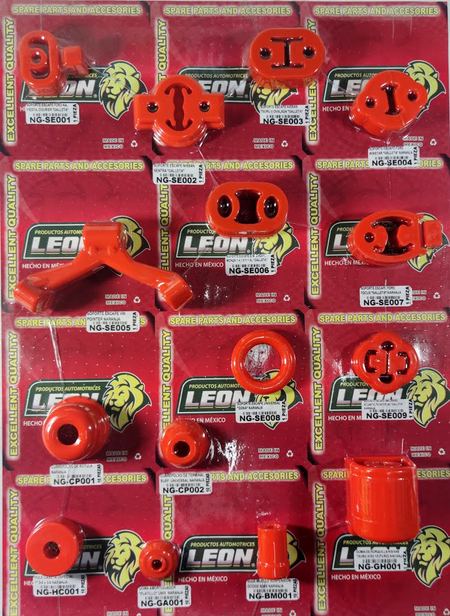 MUESTRARIO DE GOMAS “LINEA NARANJA” (H)