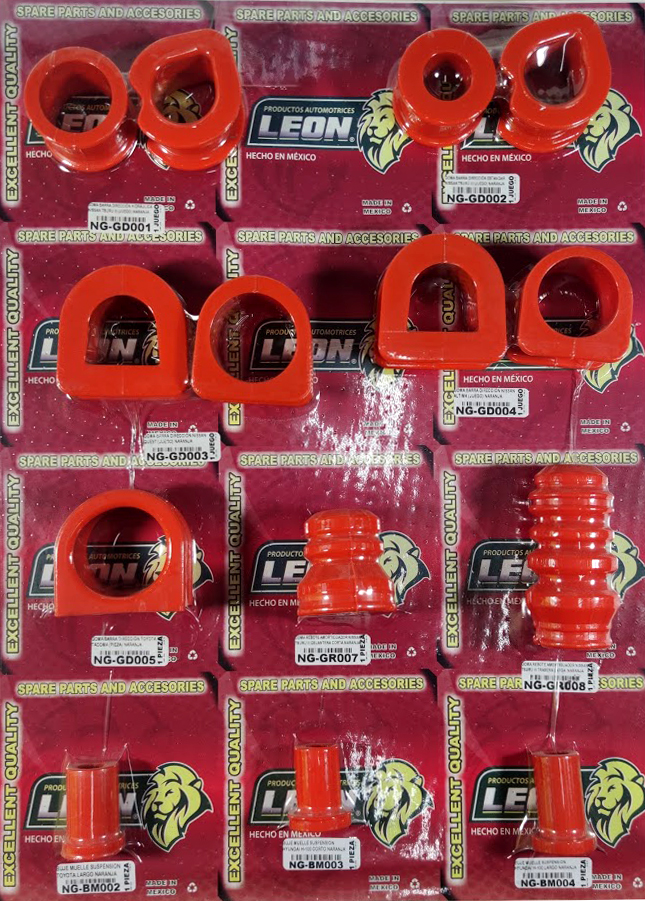 MUESTRARIO DE GOMAS “LINEA NARANJA” (J)