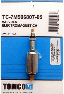 VALVULA ELECTROMAGNETICA NISSAN MOTOR E15 TSURU I, GUAYIN, SAMURAI CARBURADOR M1770 (35 SEIA) “TOMCO”