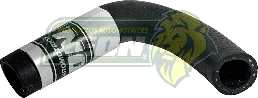 MANGUERA (5214123) REFRIGERACION MOTOR A HOUSING DEL TERMOSTATO NISSAN TSUBAME 1.6L 93-04, TSURU III 1.6L 92-17, VW GOLF A3 1.8L 93-99,  JETTA A3 1.8L 93-99 (2076, CH181033, 14055F4303) ALTO: 8 cm, LARGO: 11 cm, ØE: 15 mm, ØE: 15 mm