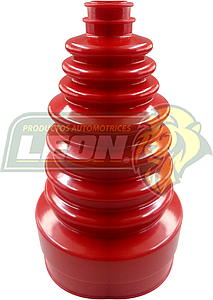 MACHETA UNIVERSAL LARGA RECORTABLE ELASTOMERO ROJA