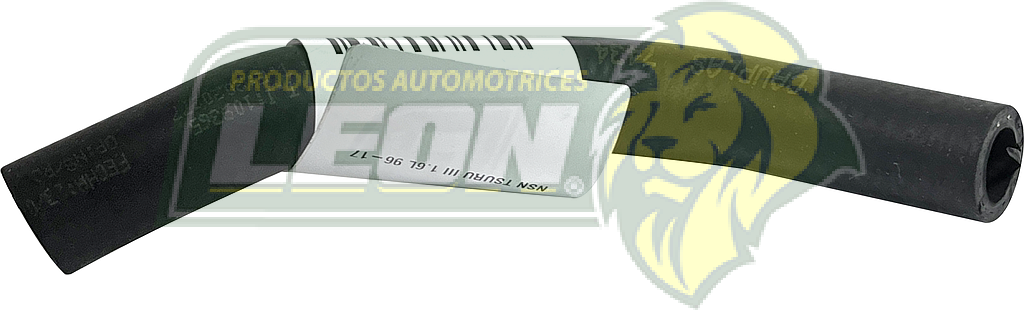 MANGUERA (5214125) REFRIGERACION MOTOR A MOTOR NISSAN TSURU III 1.6L 96-17 (2110, 14055F4301, 14055F4305)ALTO: 7 cm, LARGO: 15 cm, ØI: 12 mm,ØE: 12 mm