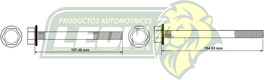 TORNILLO CABEZA MOTOR ALLEN DODGE 2.0L 16V DOHC NEON, SEBRING 94-05 ($ x pza.)