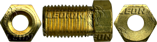 CONEXION TUERCA PARA TUBO DE FRENOS R: 10x1.0 mm ØE DE TUBO: 3/16 (NISSAN) “ESPECIAL LARGA”