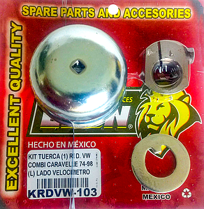 KIT TUERCA (1) R.D. VW COMBI CARAVELLE 74-98 (L) LADO VELOCIMETRO