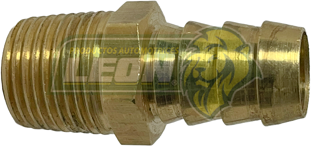 CONEXION COPLE PARA MANGUERA BAJA PRESION MANGUERA A TUBO MACHO ØI DE MANG.: 5/8 R. DE TUBO: 1/2