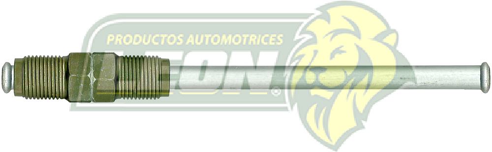TUBO ACERO P/FRENO 1/4 G.M. S-10 CONEXIONES M12 40” 101.6 cm IMPORTADO