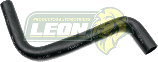 MANGUERA (521445) RAD. SUP. G.M. CORVETTE 5.7L 90-91, MITSUBISHI DIAMANTE 3.5L 97-98, NISSAN SENTRA B13 2.0L 92 (61721, 10135652, 10157989, 71523, 21837)