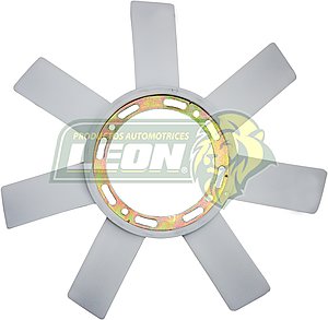 VENTILADOR PLASTICO NISSAN PK-UP NP300 13-18 7 ASPAS CENTRO DE METAL ØI: 13.7 cm, ØE: 40.7 cm