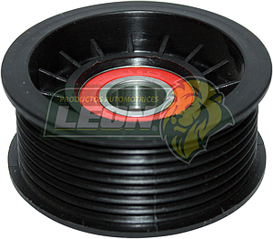 POLEA NAILON 8 CANALES FORD E SUPER DUTY V8 7.3L 98-03, ECONOLINE V8, V10 6.8, 7.3L 95-02, EXPEDITION V8 5.4L 97-01, MYSTIQUE L4 2.0L 2000, THUNDERBIRD V6 3.8L 89-95, CLUB WAGON 96-98, F650, 6.7L CUMMINS 00-07, CATERPILLAR