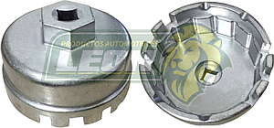 EXTRACTOR DE FILTRO DE CARTUCHO TOYOTA SIENNA, RAV4 10-15, PRIUS 07-15, CAMRY 4C. 90-15 Y V6 07-08, HIGHLANDER 4C. 01-08 Y V8 2008, TUNDRA 07-08, MATRIX 09-15, AVALON 05-08, SCION XD 1.8L 08-15, TC 90-15, LEXUS “ALUMINIO”