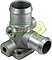 TOMA AGUA VW POINTER 2 BULBOS, 2 SALIDAS (1 DE 10x1.00 mm Y 1 DE 12x1.50 mm) ALUMINIO