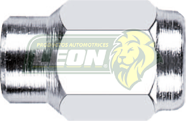 TUERCA CROMADA TIPO BOTELLA “K”, TOPAZ 12x1.50mm LL.21 mm (01-180)