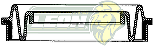 CUBREPOLVO P/PISTON CALIPER  ØE: 2.330”, ØI: 1.340”, TIPO: