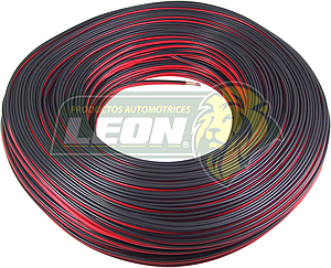 CABLE BOCINA CALIBRE 22 BICOLOR (ROLLO c/100 mt.)