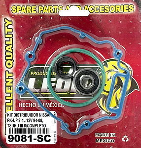 KIT DISTRIBUIDOR NISSAN PK-UP 2.4L 12V 94-08, TSURU III S/COMPLETO