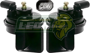 BOCINAS (CLAXON) VW BORA 05-10 2.5 FSI, JETTA A6 11-18 2.5L (JGO. c/2 pz. TONO AGUDO Y GRAVE) “CARACOL”