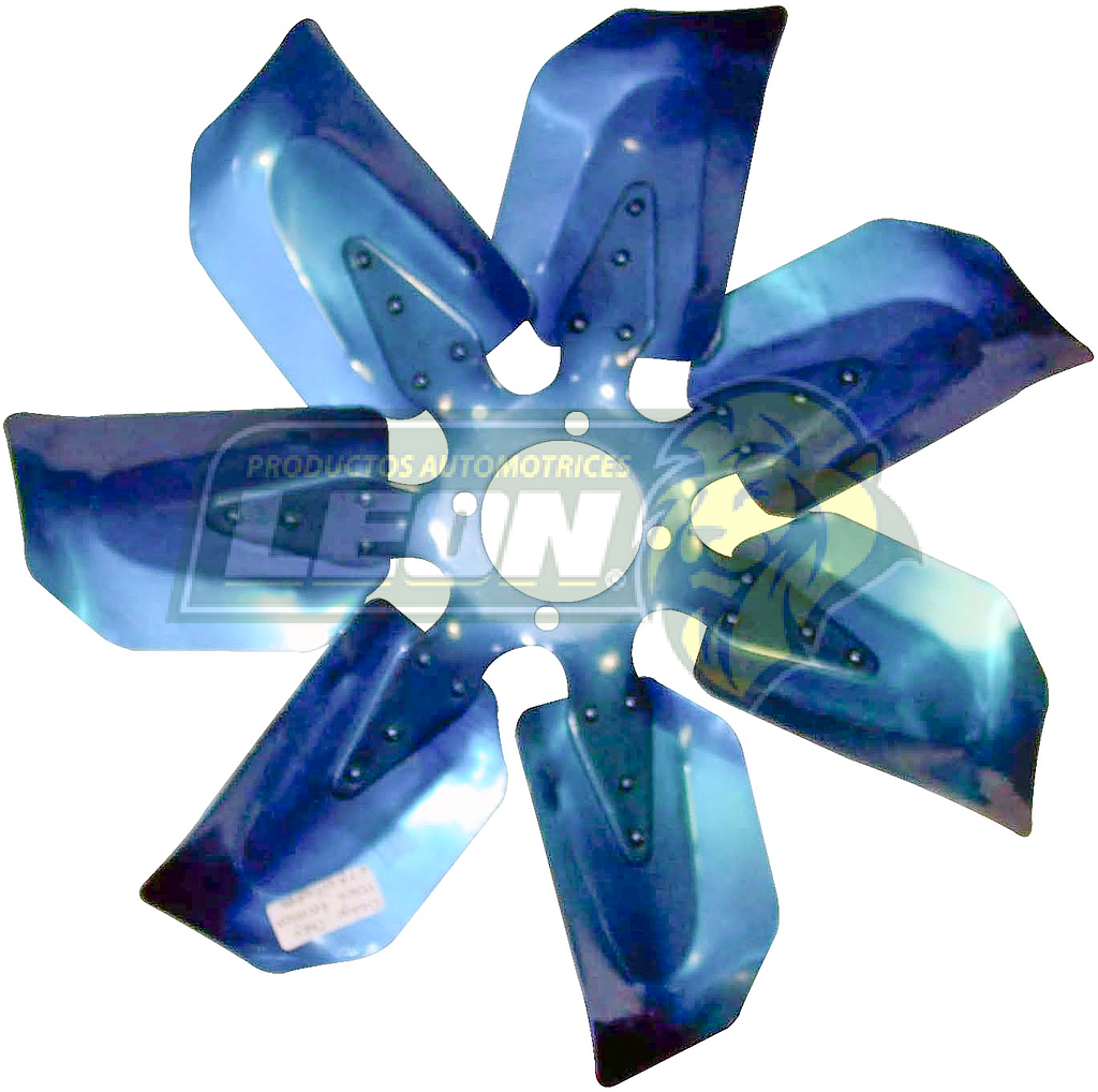 VENTILADOR ALUMINIO POLEA TERMICA G.M., DODGE 7 ASPAS