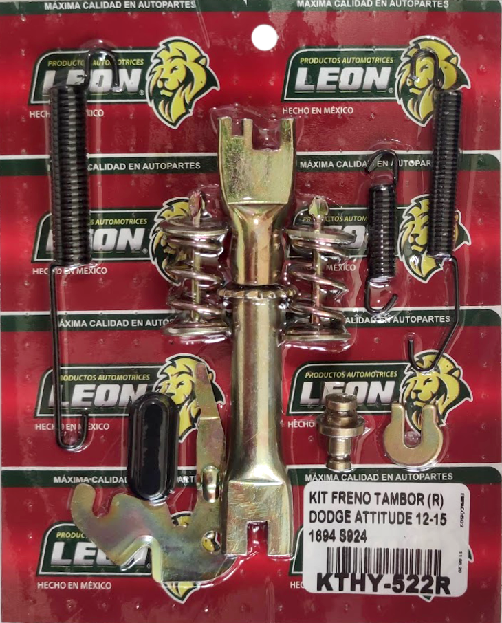 KIT FRENO TAMBOR (R) DODGE ATTITUDE 12-15 1694 S924 (KTTY-S924R)