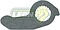 OREJA HORQUILLA COLLARIN CLUTCH 5 Vel. A2, A3, DERBY, CARIBE M.1700 “LARGA”