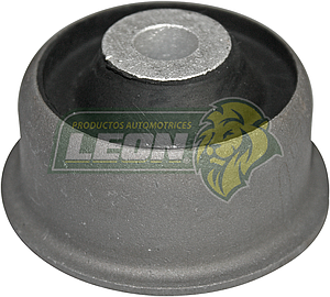 BUJE HORQUILLA SUSPENSION VW GOLF A2 87-92, JETTA A2 85-92, A3, DERBY, SEAT CORDOBA 01-02, IBIZA 01-02 “PLATILLO CON CEJA” ØI: 12mm (CENTRO DE ALUMINIO, HULE REFORZADO) LEON