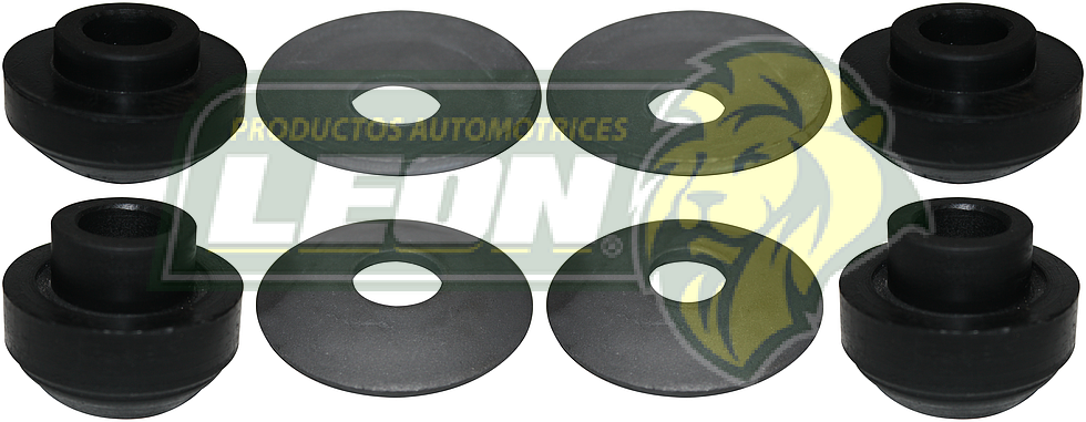 GOMA TIRANTE SUSPENSION CHRYSLER 300M 98-01, CONCORDE 93-05, INTREPID 93-05, LHS 93-05, NEW YORKER 93-97, EAGLE VISION 93-97, USA DODGE INTREPID 93-04, FORD TAURUS 86-95, LINCOLN CONTINENTAL 88-94, MERCURY SABLE 86-95 (AL CHASIS) (JGO. c/8 pz.) LEON