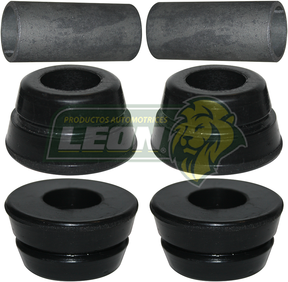 GOMA TIRANTE SUSPENSION MAZDA PICK-UP 4X2 B2600 86-93, 4X4 B2000, B2200B Y B2600 87-93, TOYOTA PK-UP 79-94, T100 93-98 (JGO. c/6 pz.) LEON