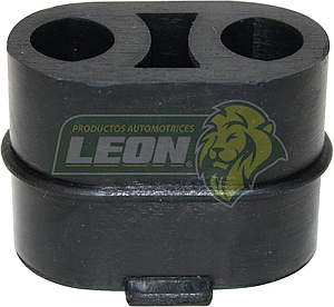 SOPORTE ESCAPE G.M. CHEVY 98-08, MONZA 95-08 “DELANTERIA CHICA” (6570) HULE