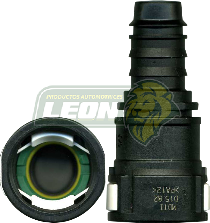 CONECTOR FILTRO GASOLINA RECTO ØI1: 16.0 mm ØI2: 12.0 mm