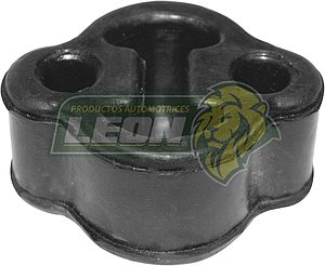 SOPORTE ESCAPE NISSAN URVAN 05-13 “GALLETA” GR.: 34mm SIN BUJES METALICOS (6589) HULE