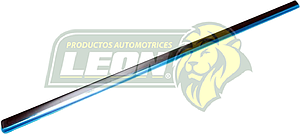 MOLDURA PUERTA VW JETTA A4 04-07 2.0L, GOLF A4 99-07 2.0L (CON LISTON CROMADO, DELANTERA DERECHA) ANCHO: 3.2 cm x LARGO: 105 cm