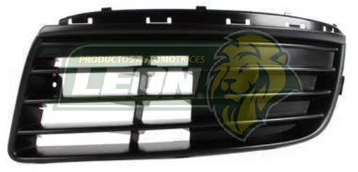 REJILLA FACIA VW BORA 05-10 2.5L PARA AUTOS SIN FARO DE NIEBLA (NO INCLUYE MOLDURA CROMO) (L)
